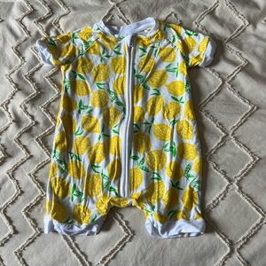Little sleepies lemon romper